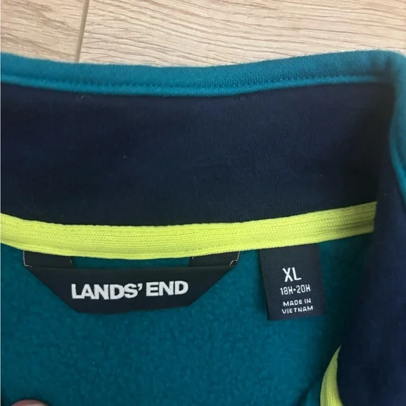 Blue Women’s Quarter Zip Fleece Sweater Pullover Preppy Quarter Zip - Picture 3 of 8